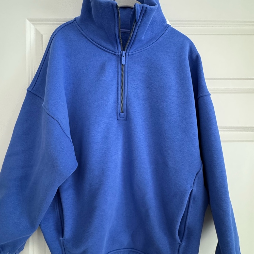 Women’s Lululemon Cornflower Blue Oversized Half-Zip XS